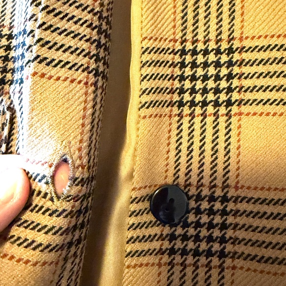 Vintage D’Allaird’s Pure Wool Prince of Wales plaid blazer made in Canada EUC - Picture 9 of 12